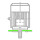 Motor 11 kW, 2-polig, 160M, V1, 100Hz, 365V, IE5 SuPremE mit Adapterplatte f&uuml;r PDRV2