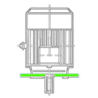 Motor 15 kW, 4-polig, 160L, V1, 50Hz, 355V, IE4 SuPremE B1 mit Klemmenkasten